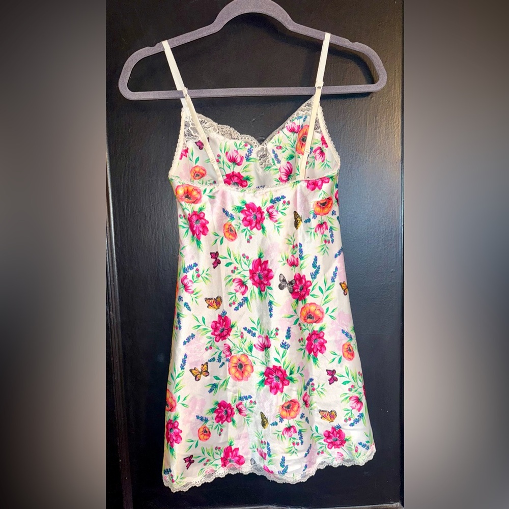 Victoria's Secret Floral Lace Slip Dress Vintage - Picture 4 of 4